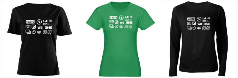 Camiseta Camera Display Panel 2